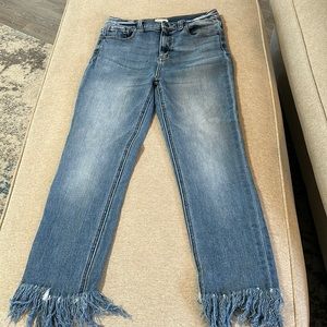 Boutique Jeans, light wash, size 30, only wore a couple of times.